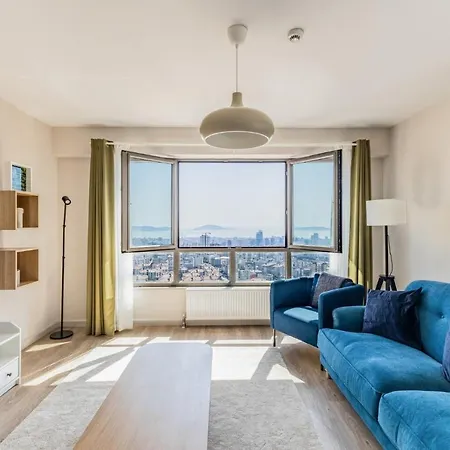 Flat W Sea View Terrace Near Metro In Maltepe * Istanbulská provincie